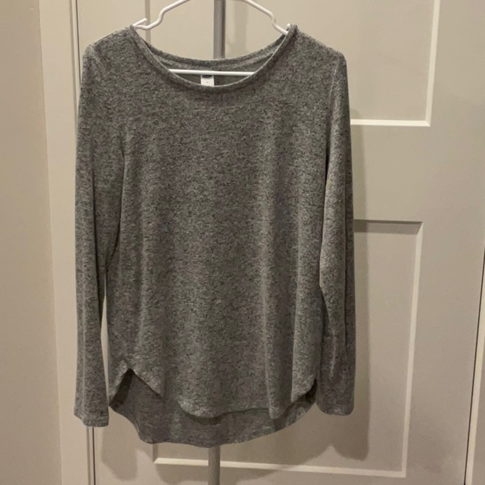 Old Navy light gray long, sleeved soft tunic